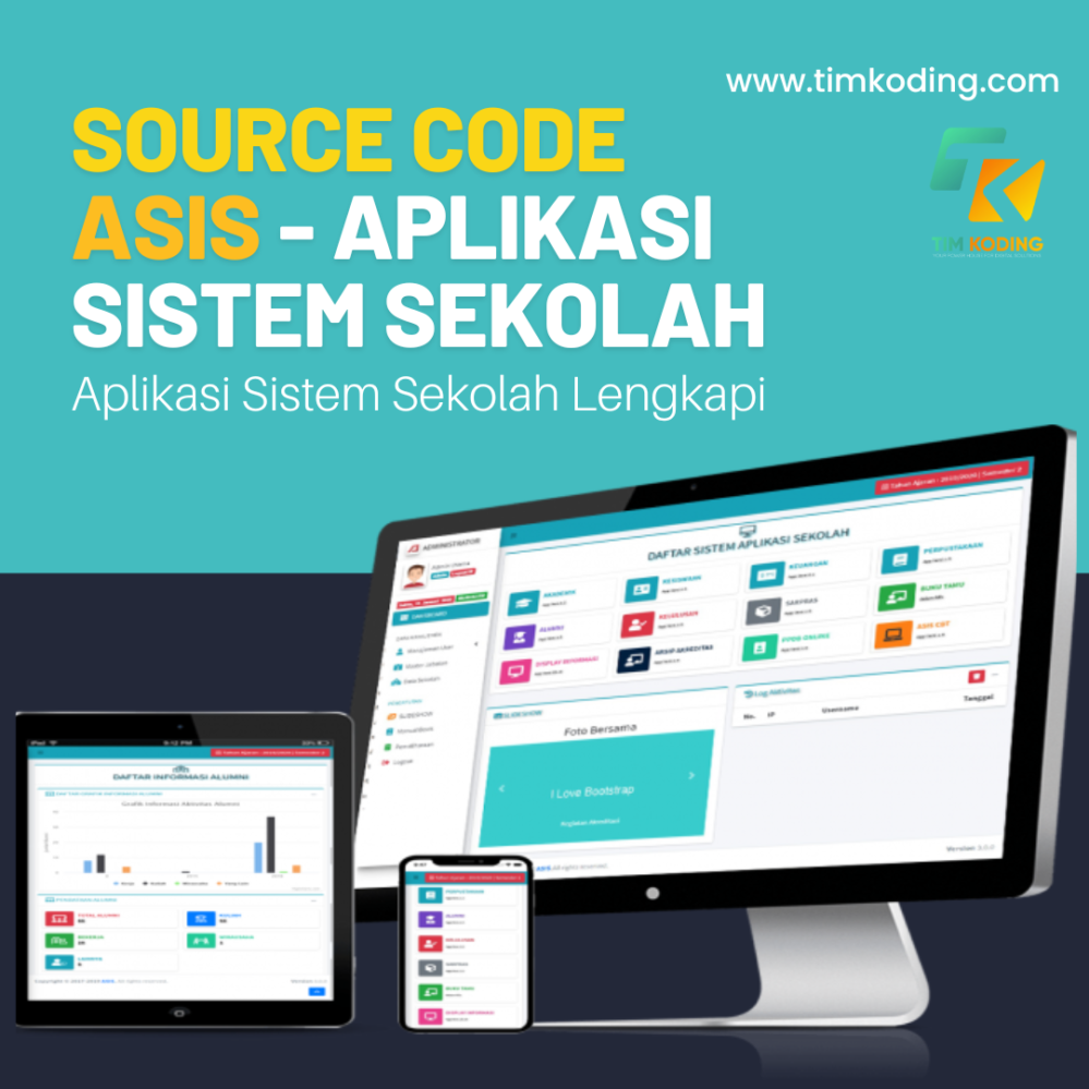 Aplikasi Sistem Sekolah dengan Framework Codeigniter ASIS